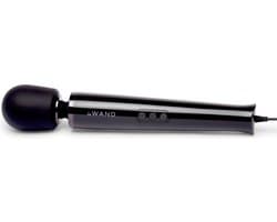 Le Wand Powerful Plug-In Vibrerende Massage Vibrator Zwart