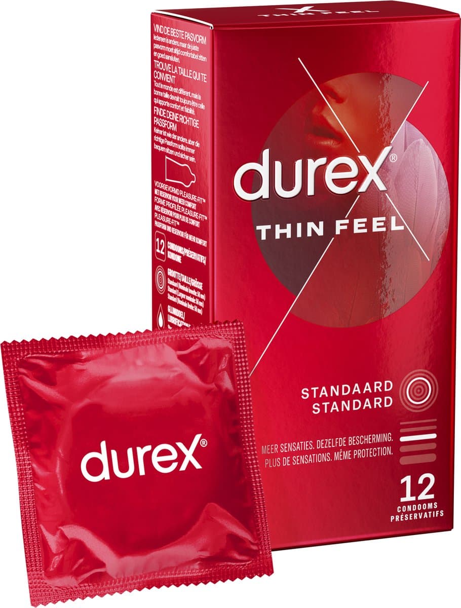 Durex - Condooms Thin Feel 12 st. — afbeelding 1
