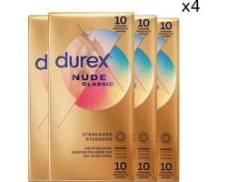 Durex Condooms Nude Huid-Op-Huid Gevoel 10st x4