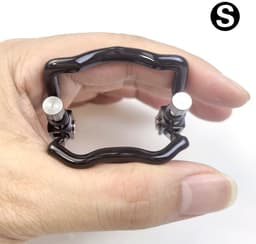 Velmio Mondspreider - Small - MondGag - Spelletjes Voor Volwassenen - Bdsm - Met Tongklem - 5.2 cm breed - Roestvrij Staal — thumbnail 2