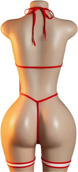 Sexy Zusters Pakje Bodysuit met String & Kousenbanden - Roleplay - MEGA SEXY - OOOH zuster help mij - Maat M — thumbnail 5