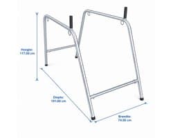 MisterMitch Standaard Low Sling Metaal - Professionele Sex Sling - 117 x 191 x 74 CM - BDSM Meubel - Sex Sling - Sex Meubel