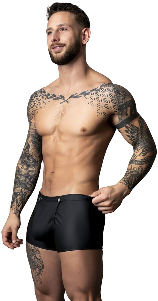 Male Power Sexy Snap Off Short - Zwart - Maat L — afbeelding 1