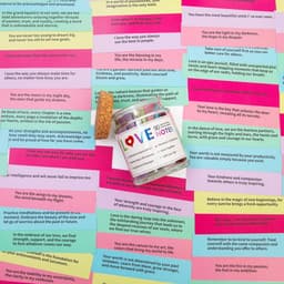 Liefdesbriefjes Set - Romantische Notities - Relatie Versterken - 6 Thema's - 90 Stuks - Kleurrijk — thumbnail 5