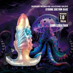 Power Monsters - Ebon Leviathan - Opblaasbare Buttplug - 18 cm - Multicolour — thumbnail 3