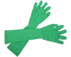 Chromakey Handschoenen GreenGloves voor Green Screen Fotografie Foto Video - Elleboog Lange Satijnen Handschoenen - Vrouwen - Party Kostuum - Kopen .