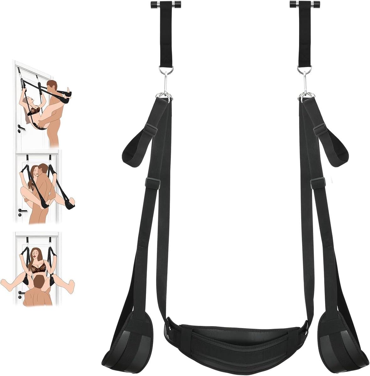 DOWO® - Sex Schommel - BDSM Extreme Bondage Set - voor aan de Deur - Sex Toys voor Koppels - Sexschommel - Seksspeeltjes - Sex Pakket en Toys — afbeelding 1