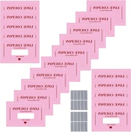 Liefdeswaardebonnen - Romantische kaarten - Relatie verrijken - 20 aanpasbare scenario's - 15 x 12 cm - Roze — thumbnail 1