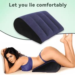 Oneay Sekskussen – Opblaasbaar positiekussen voor stellen, lekvrij ondersteuningskussen met wasbare hoes, perfect voor intimiteit en compatibel met seksstoelen. — thumbnail 2