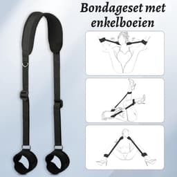 BDSM Extreme - Sex Toys voor Koppels - Seksspeeltjes voor Koppel - Shibari Touw – Bondagesets - Sexspeeltjes voor Koppels - Couple Games – Bondagesets – Zwart — thumbnail 3