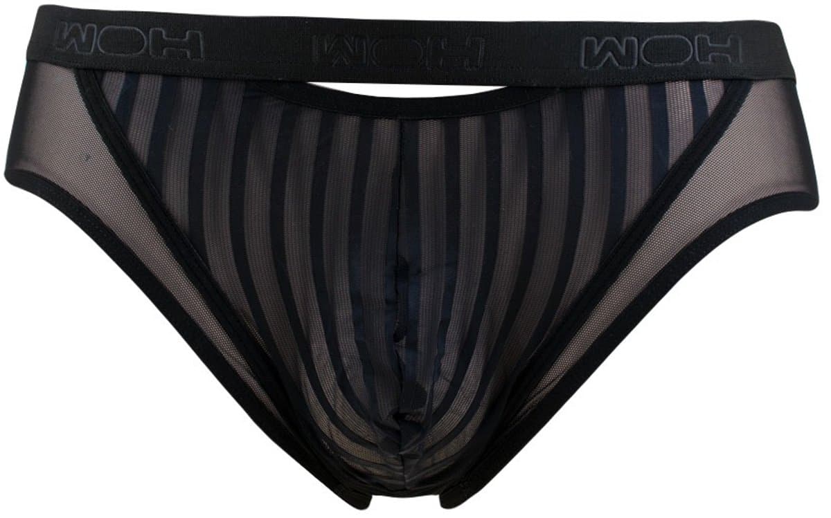 WOH microfiber herenslip personal allure mesh zwart — afbeelding 1