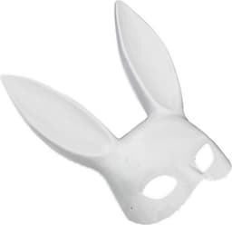 Kinky Pleasure - Bunny Mask - white - Bunny Ears - Kp02 - Fun Fetish product - Party outfit - One size fits all - gave groot Formaat Cadeaubox - ideaal om te geven of te krijgen - - BR121 - Power Escorts — thumbnail 2