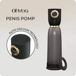 OHYES Automatische Penispomp met Cockring Set - Sex toys voor mannen - Elektrische penis pomp — thumbnail 4