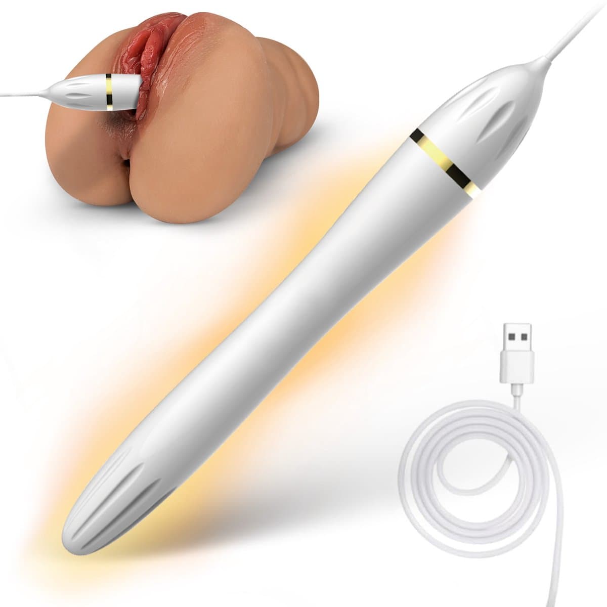 Dailyplay Warmtestaaf voor Pocket Pussy en Sexpop - USB - TPE Masturbator & Fleshlight Hittestick - Sex toys — afbeelding 1