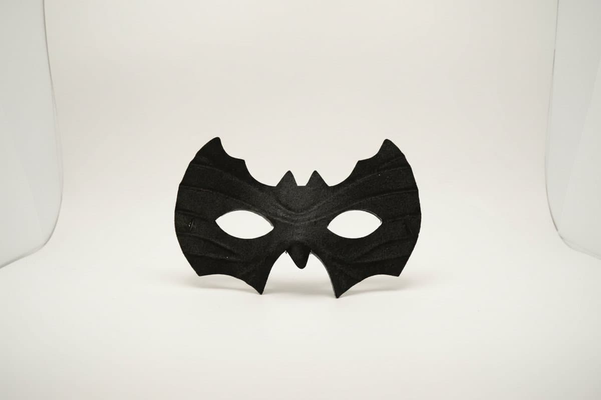 Masker - Vleermuis - Zwart - Halloween - Trick or treat - Batman - Carnaval — afbeelding 1