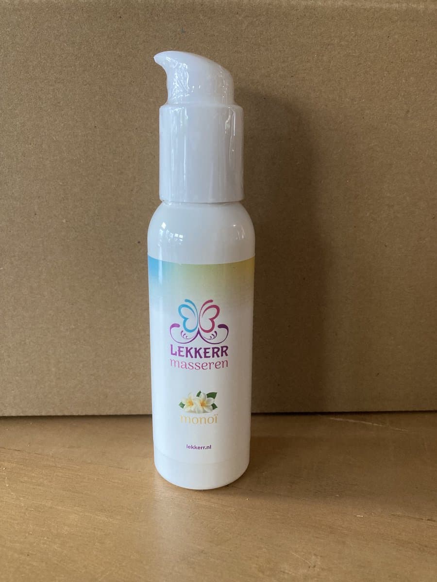 Lekkerr Massagemiddel op siliconebasis met de geur van Monoï — afbeelding 1
