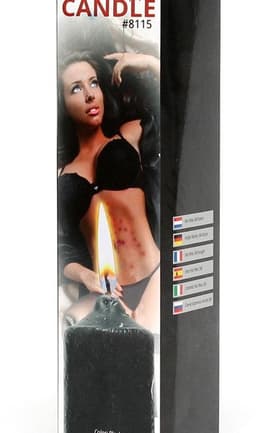 Rimba - BDSM Hot Wax Kaars Groot - Zwart — thumbnail 4