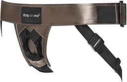 Strap-On-Me - Pegging Harnas PVC Leatherette Curious - bronskleurig — thumbnail 3