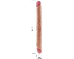 Realistische Dubbele dildo 45 cm lang — thumbnail 5
