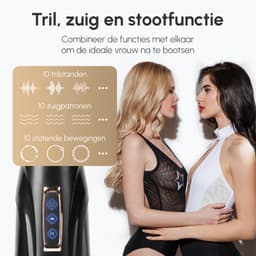 Intimate Desires® New York - Masturbator voor man - Pocket Pussy - Tril- Zuig- & Stootfunctie - Verwarmd - Automatische Masturbator - USB-C Oplaadbaar - Sex Toys voor mannen — thumbnail 4