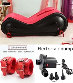 Sex Stoel - Sex Kussen - Sex Sofa - Stevig Sex Kussen - Sexmeubel - Sex Chair - Seks Stoel - Seksstoel 4 Riemen - Voor Mannen & Vrouwen - Seksspeeltjes - Seksspeeltjes Inclusief Handboeien - Bdsm Meubels — thumbnail 2