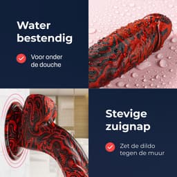 Fantasy Dildo XL - 17,5cm - Extreme - Dikke - BPA vrij - Jespro — thumbnail 5