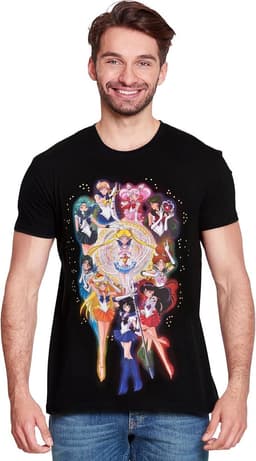 Sailor Moon T-Shirt Anime Fans Unisex Katoen — thumbnail 1