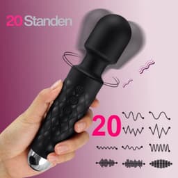 Loiss - Zwart - Personal Massager & Magic Wand Vibrator - G Spot Vibrator & Clitoris Stimulator - Stille Vibrators voor Vrouwen – Sex Toys ook voor Koppels - Erotiek — thumbnail 3