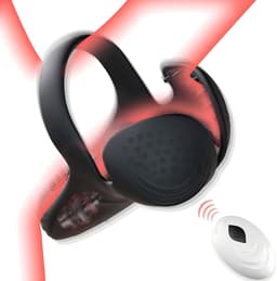 Daity Siliconen Vibrerende Cockring – Penisring met 10 Vibratiestanden & Afstandsbediening – Testikel Stimulator enPerineum Massage – Voor Lange & Stevige Erectie – Sex Toy voor Mannen & Koppels — thumbnail 2