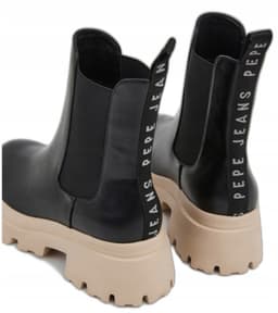 Pepe Jeans LOL Chelsea - Dameslaarzen - Zwart - Synthetisch - Maat 40 — thumbnail 3