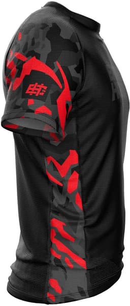 Extreme Hobby Black Panther - Technisch T-shirt - Czarno-Czerwona - MMA - Kickboxing — thumbnail 3