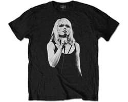 Officieel Debbie Harry T-Shirt Unisex Zwart - Open Mic Band Logo