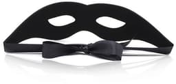 Nooitmeersaai - Oogmasker met elastiek - PU leer - Zwart - One-size — thumbnail 3