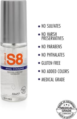 STIMUL8 - S8 WATER-BASED ANAL LUBRICANT EF. COLD 50ML — thumbnail 4
