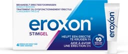 Eroxon Stimgel - Helpt een erectie te krijgen in 10 minuten - Behandeling van impotentie - Stimuleert doorbloeding penis - Makkelijk en veilig in gebruik - Klinisch bewezen - Compatibel met latex condooms - 4 tubes — thumbnail 1