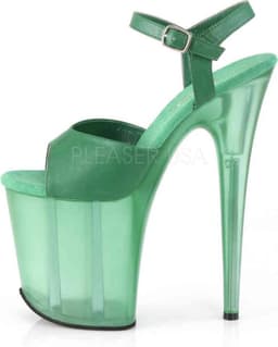 Pleaser - FLAMINGO-808N Sandaal met enkelband, Paaldans schoenen - Paaldans schoenen - 36 Shoes - Wit — thumbnail 4