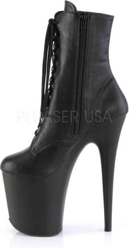 Pleaser - FLAMINGO-1020PK Plateau Laarzen, Paaldans schoenen - Paaldans schoenen - 35 Shoes - Zwart — thumbnail 3