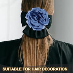 Zijde Satijn Bloem Broche Pin, Grote Pioen Bloemen Revers Pin — thumbnail 4