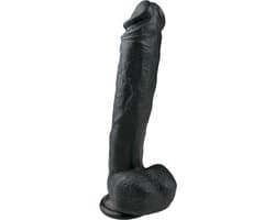EasyToys - Realistische Dildo met Balzak - Dildo met Zuignap - 26,5 cm - Dildo's - Sex Toys voor Vrouwen en Mannen - Dildo Mannen Anaal - Zwart