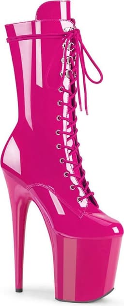Pleaser - FLAMINGO1050 Plateau Laarzen - Paaldans schoenen - 38 Shoes - Roze — thumbnail 1