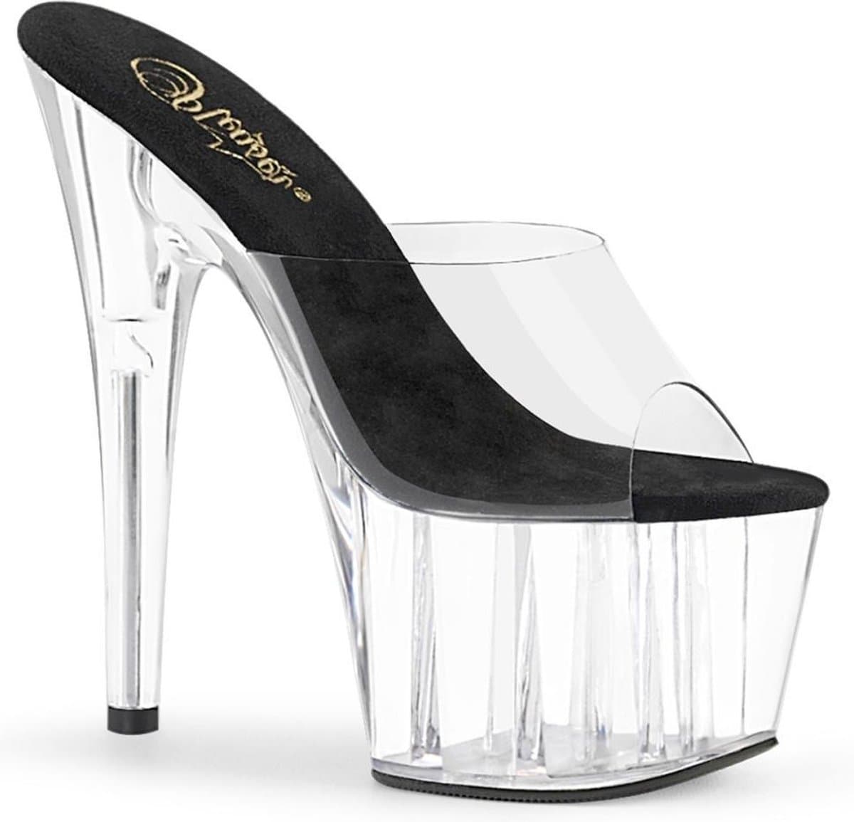 Pleaser - ADORE-701 Muiltjes - Paaldans schoenen - 40 shoes - Transparant — afbeelding 1