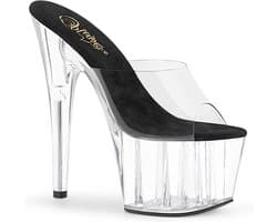 Pleaser - ADORE-701 Muiltjes - Paaldans schoenen - 40 shoes - Transparant