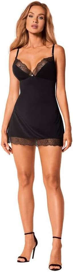 OBSESSIVE CHEMISE | Obsessive - Bella Rou Chemise and Thong Xl/xxl — thumbnail 4