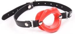 Erodit® Sexy Lips open mond gag - Siliconen Rode lippen gag - Fetish gag - Open mond gag - Mond gag - O-ring gag - SexToy - BDSM - Sex bondage spel mannen - Erotiek - Seks speeltjes koppels - Mannen - Vrouwen — thumbnail 2