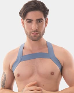 Barcode Berlin Harness Matt Pop Bluebeige - MAAT L — thumbnail 5