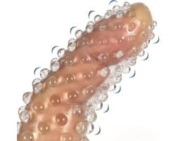 Vinger Speeltje I Vinger Mouw I G-spot Sleeve I G- Spot Massage I Vibrator Sleeve I Dildo Sleeve I Siliconen I Transparant