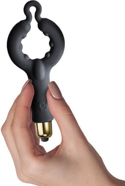 Rocks Off - Be Mine - Vibrator Cadeau Set - Bullet Vibrator met twee opzetstukken — thumbnail 5