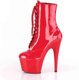 Pleaser Enkellaars -45 Shoes- ADORE-1020 Rood — thumbnail 3