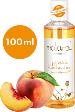 EIS natuurlijke massageolie voor sensuele massages, perzikgeur (100ml) — thumbnail 2