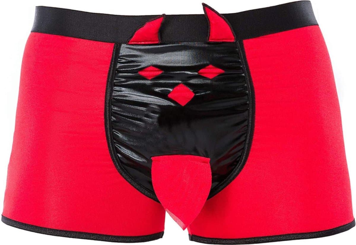 Andalea DEVIL heren boxer - rood/zwart XXL/XXXL — afbeelding 1